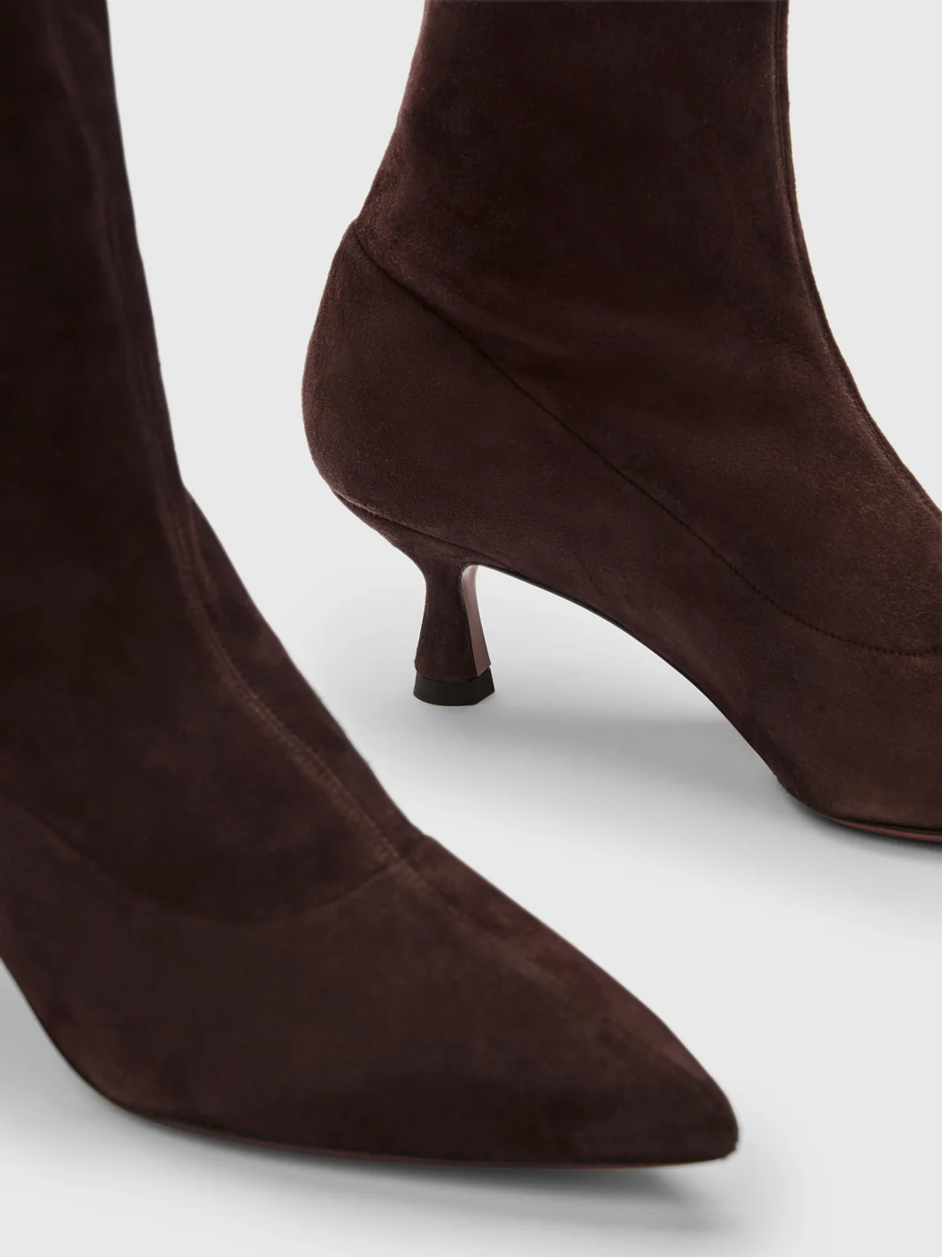 Cerone Walnut Suede Stretch Boots 2