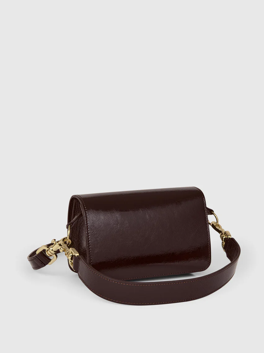 Corsina Walnut Naplak Leather Shoulder bag 2