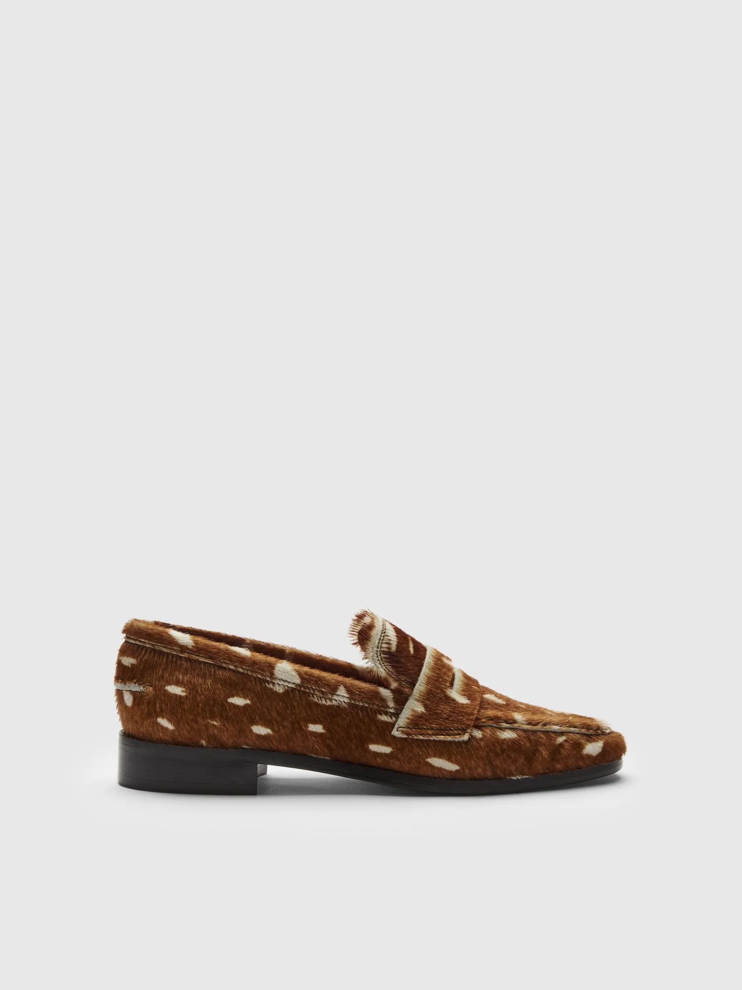 Airola Cannella Printed Cerbiatto Loafers