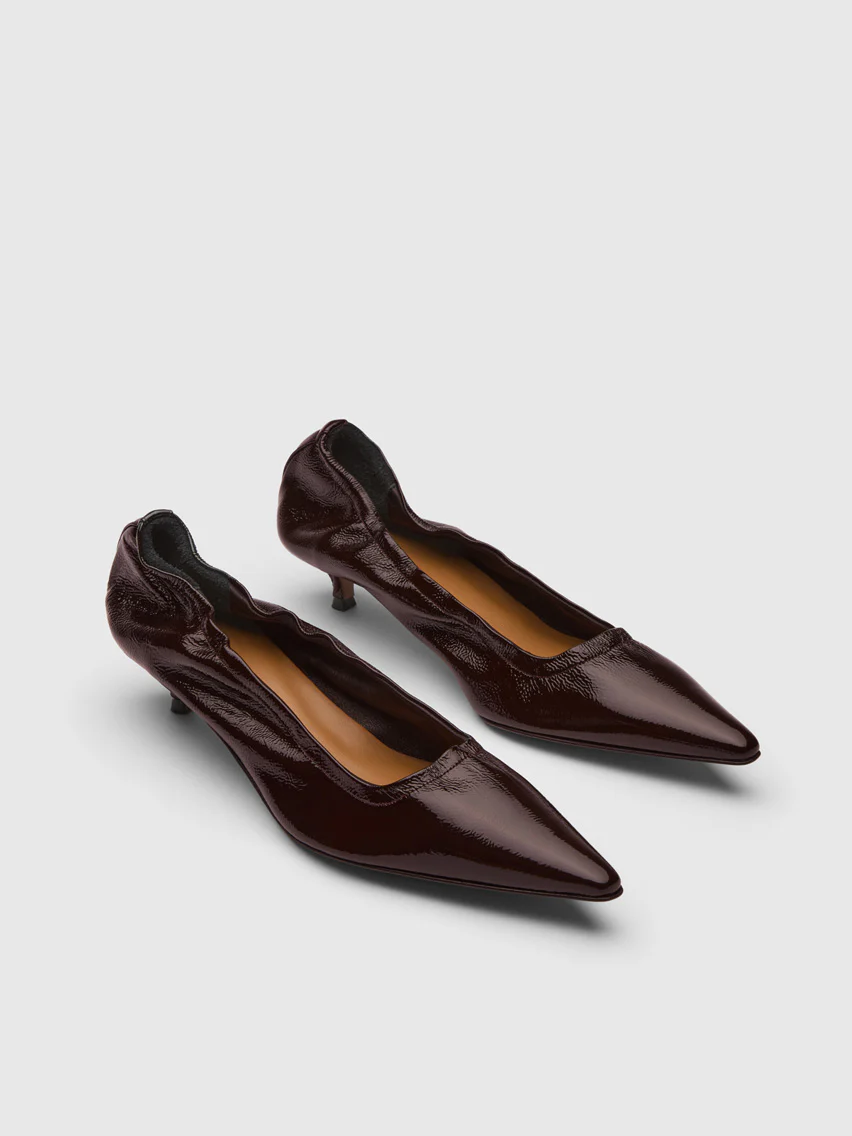 Valfurva Walnut Naplak Leather Pumps